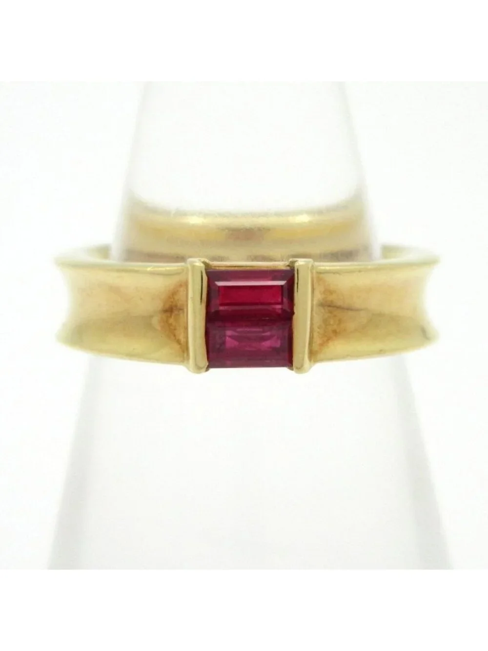 Tiffany & Co Ring Stacking 18K Yellow Gold Ruby
